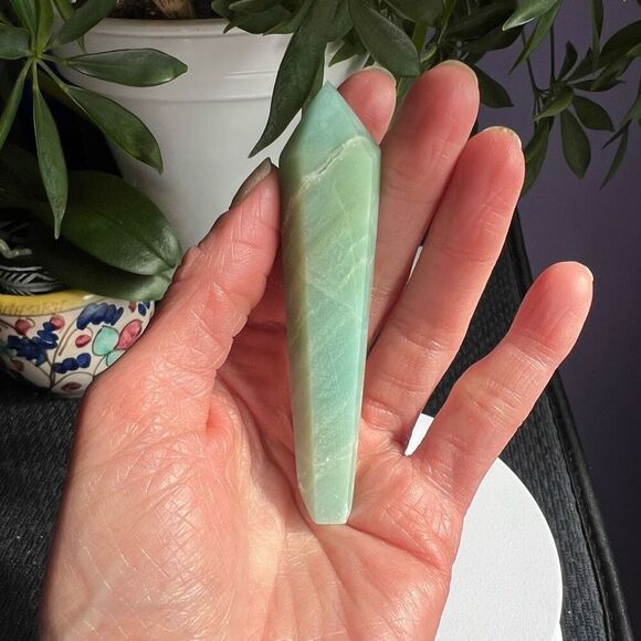 Caribbean Calcite Crystal Meditation Wand  (1) - Picture 2 of 12